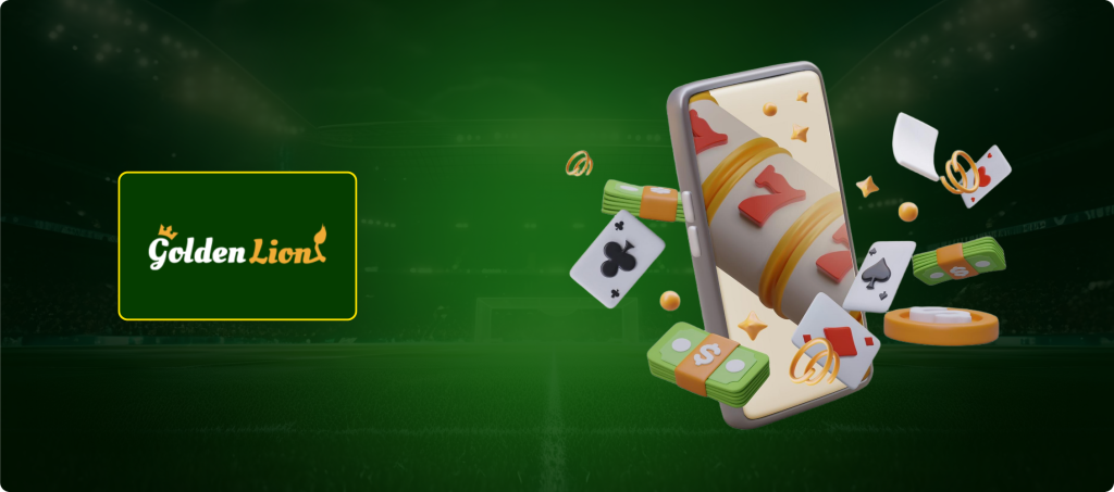 Golden Lion Mobile Gambling Banner