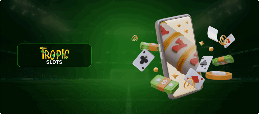 Tropic Slots Mobile Gambling Banner