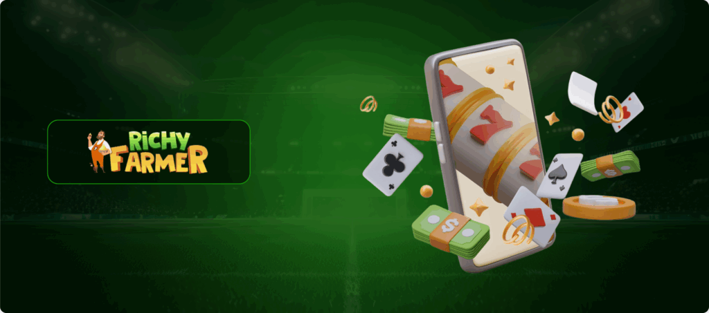 Richy Farmer Mobile Gambling Banner