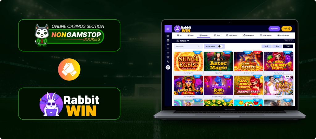 Rabbit Win Casino Banner