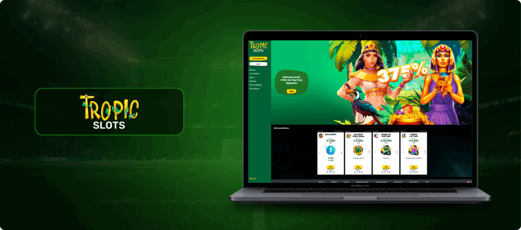 Tropic Slots Casino Banner