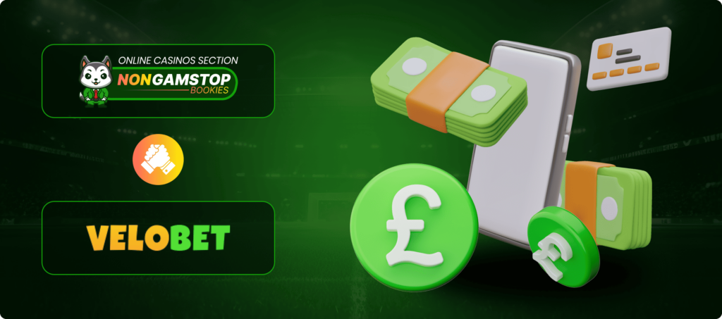 Banner: Velobet Casino Payment Methods