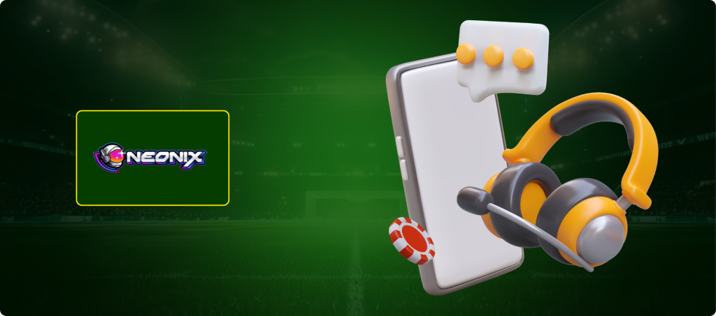 Neonix Casino Customer Support Banner