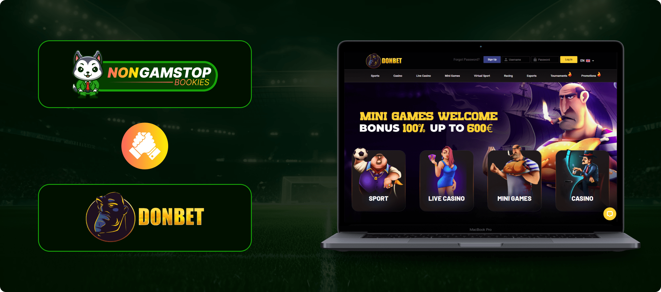 DonBet betting site banner