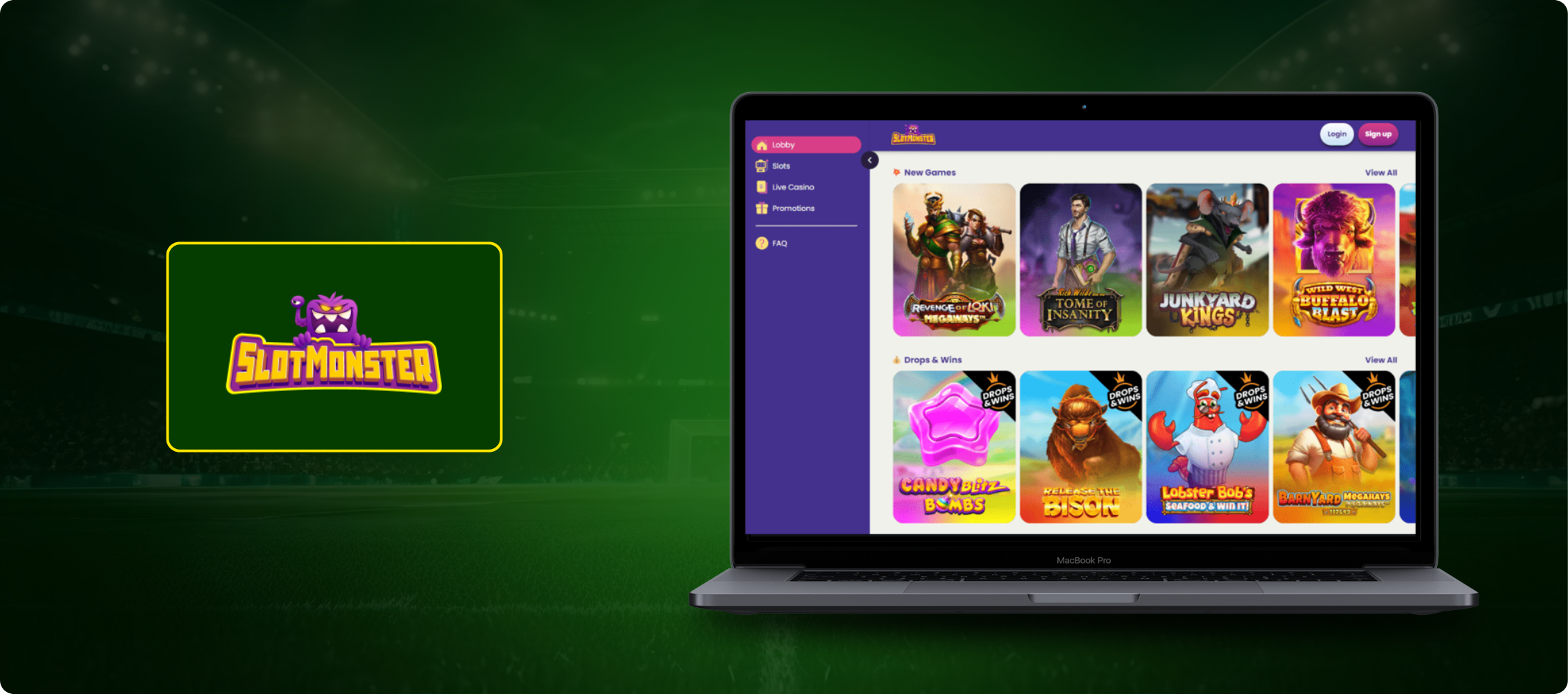 SlotMonster Casino Banner