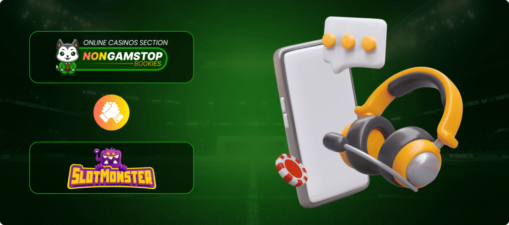 SlotMonster Casino Customer Support Banner