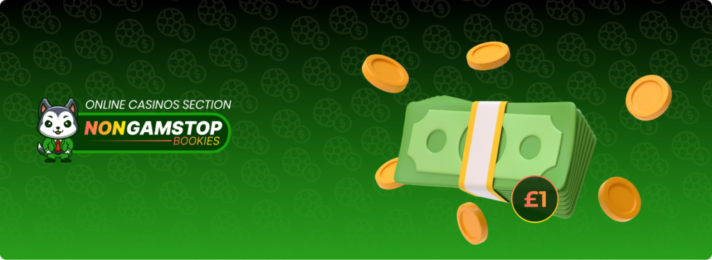 £1 Casino Deposit Payment Methods Banner