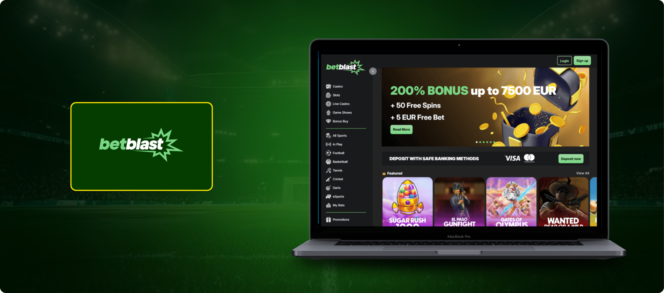BetBlast Casino Banner
