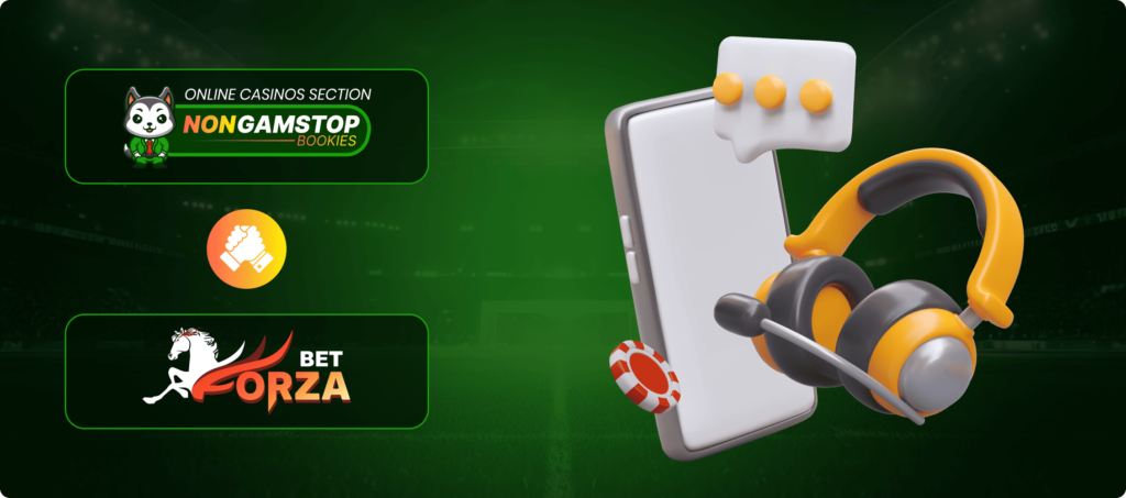 Forza.Bet Casino Customer Support Banner