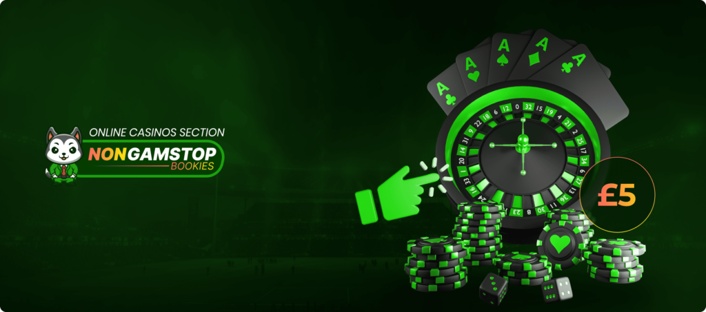 5 Pounds Deposit Casinos Not on Gamstop Banner