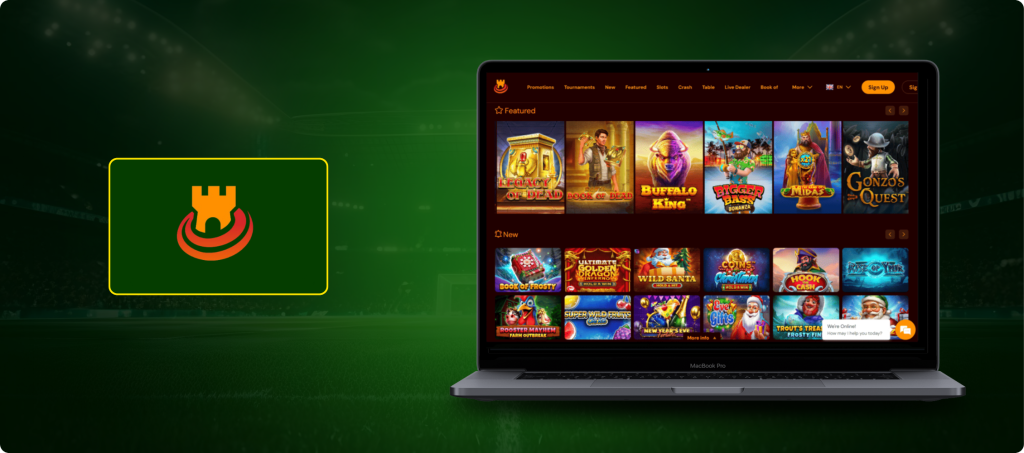 Spins Castle Casino Banner