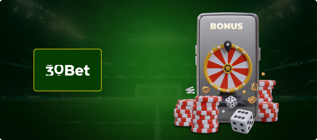 30Bet Casino Bonuses Banner