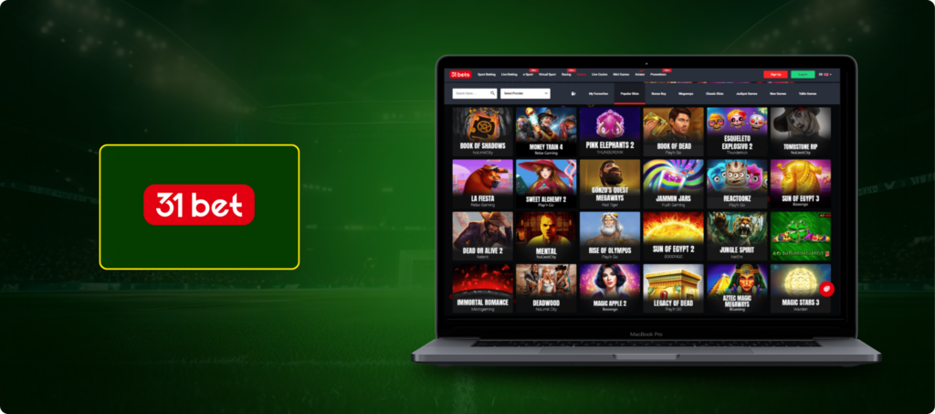 31Bet Casino Banner