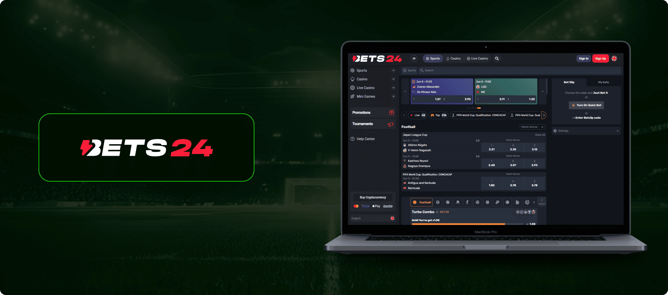 Bets.24 Betting Site Banner