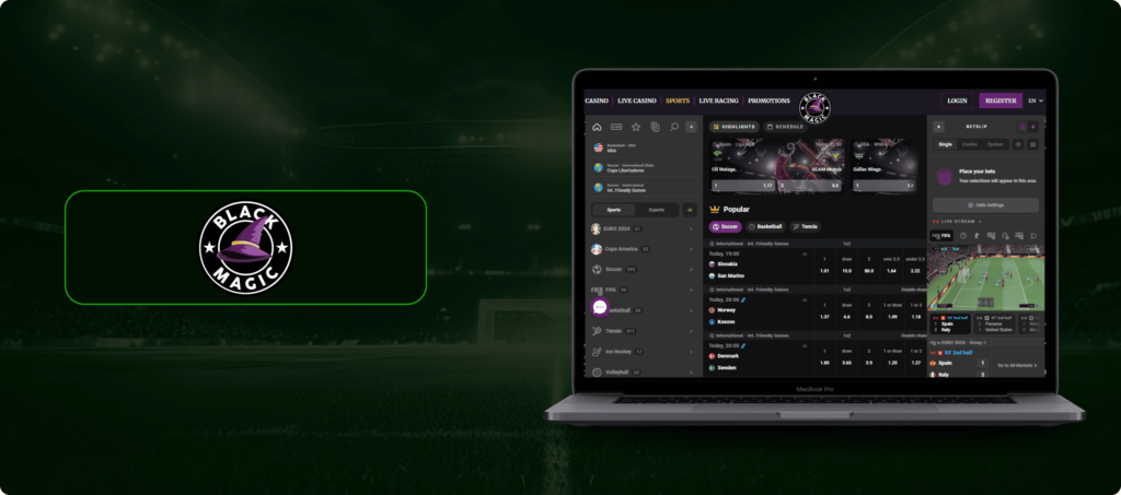 Black Magic Betting Site Banner