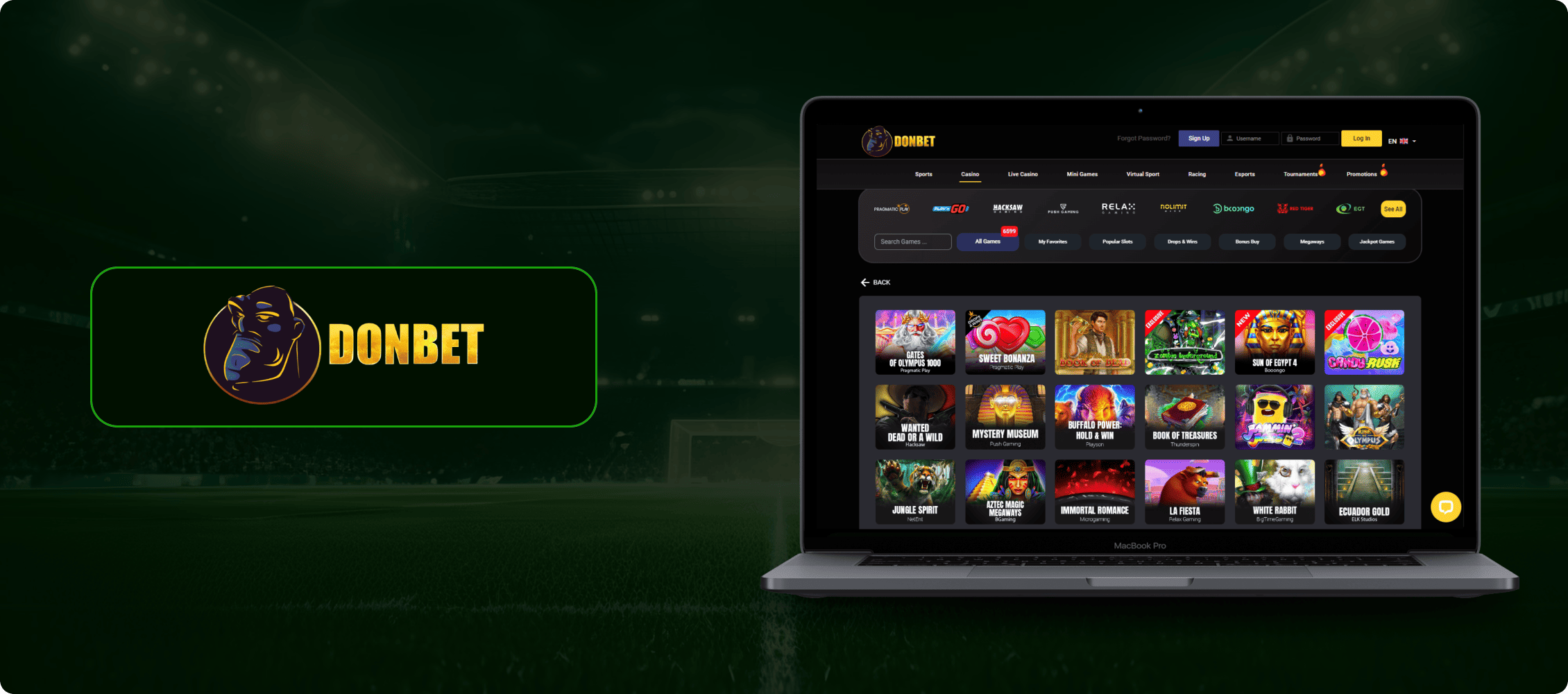 DonBet betting site banner