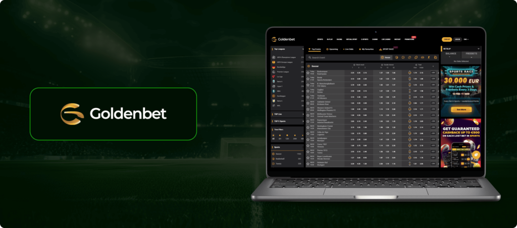 Goldenbet Betting site Banner