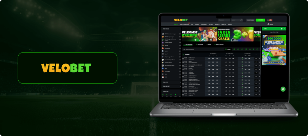 Velobet Betting Site Banner