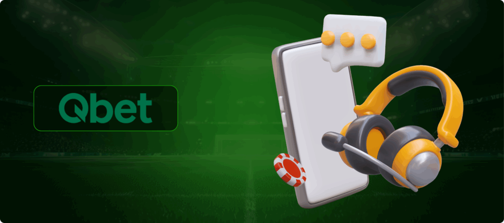 QBet Casino Customer Support Banner