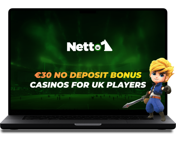 €30 No Deposit Bonus Casinos Banner