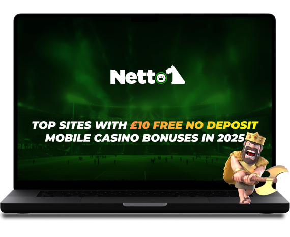 £10 Free No Deposit Mobile Casino Bonuses Banner