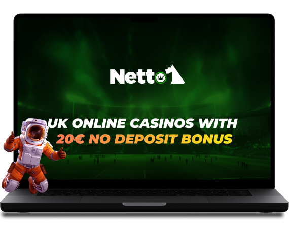 UK Online Casinos With 20€ No Deposit Bonus Banner