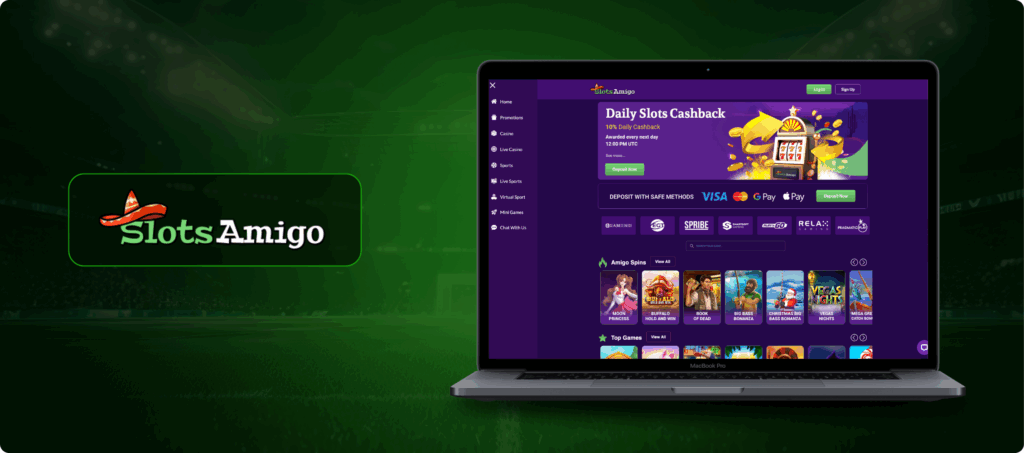 SlotsAmigo Casino Banner