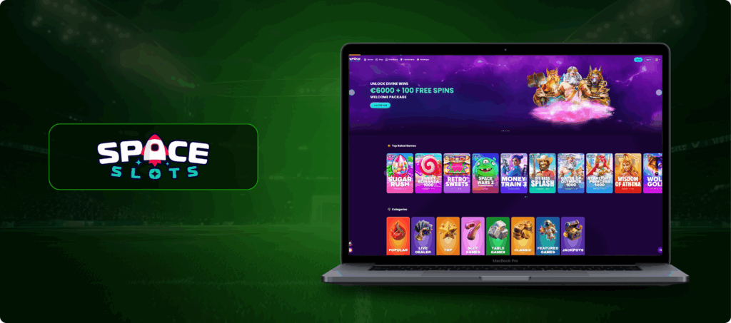 SpaceSlots Review Banner