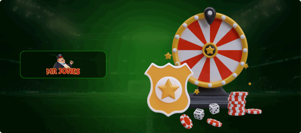 Safety and Security of Mr Jones Casino Banner