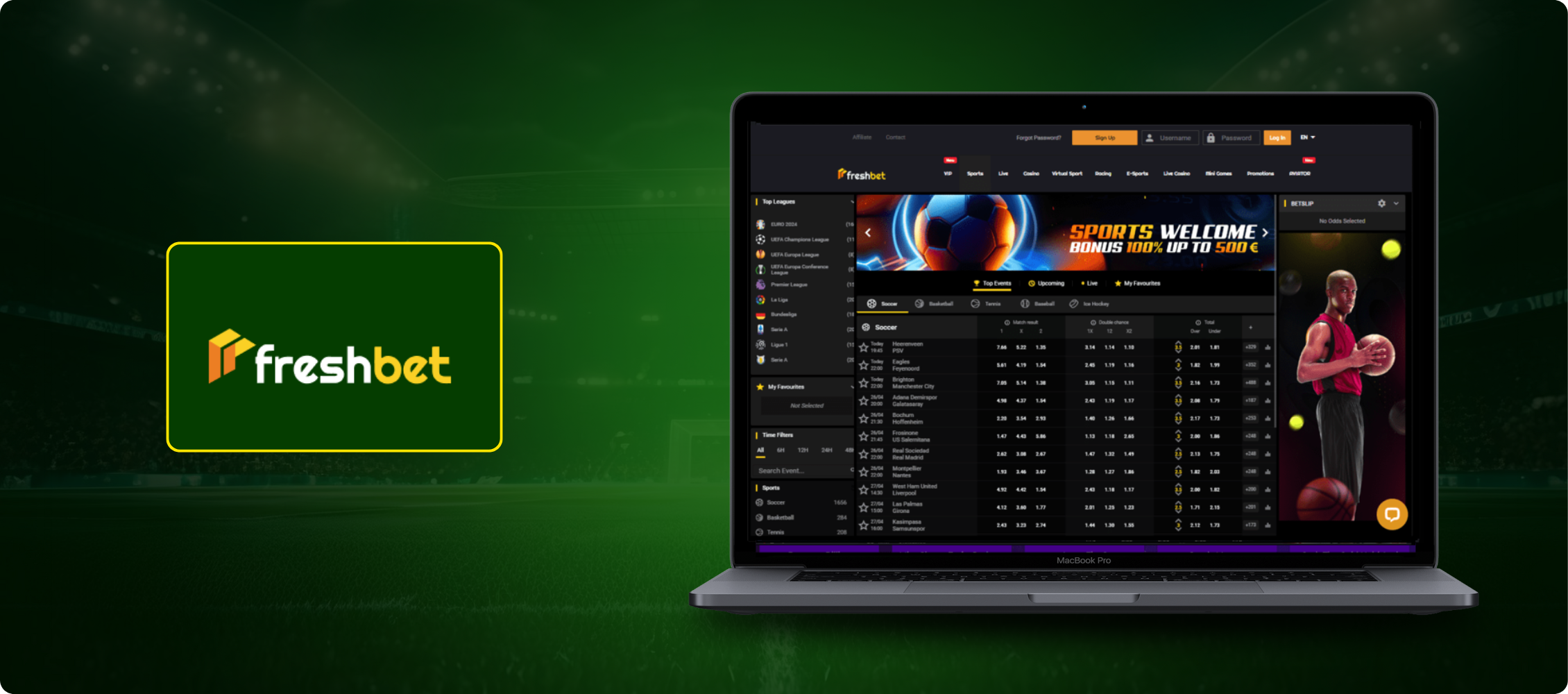Freshbet betting site