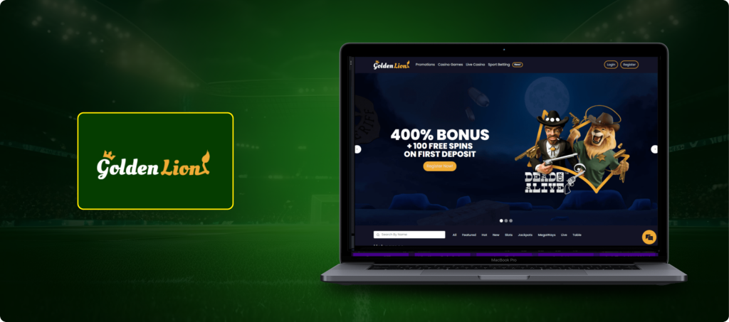 Golden Lion Betting Site Banner