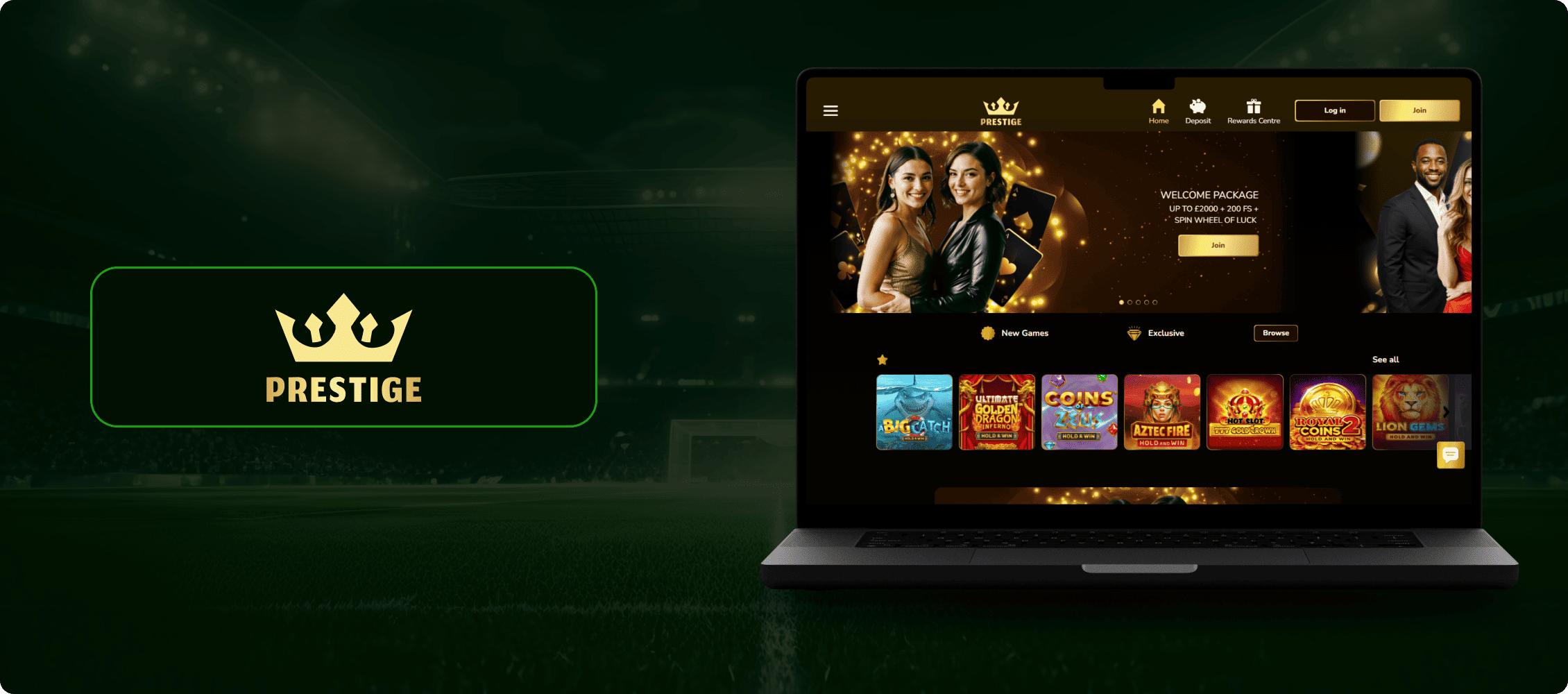 Prestige Casino Banner