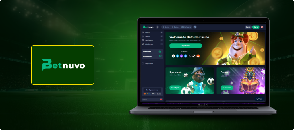 BetNuvo Betting site banner