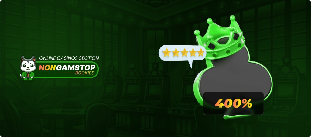 Top Casinos with 400% Bonuses in the UK Banner