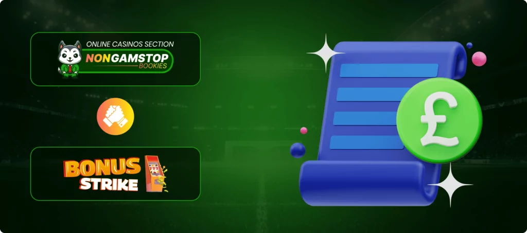 Bonus Strike Casino Licence Banner