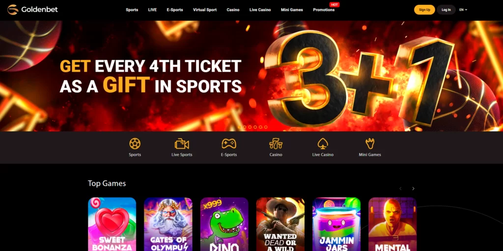 goldenbet UI