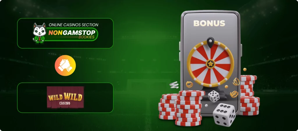 Wild Wild Casino Bonuses Banner