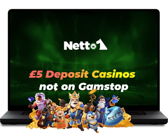 £5 Deposit Casinos not on Gamstop Banner