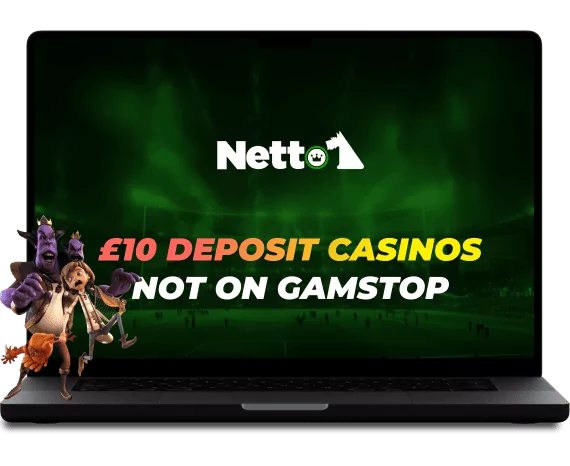 £10 Deposit Casinos Not on GamStop Banner