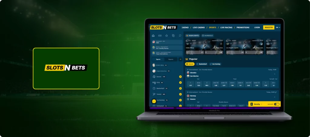 SlotsNbets Betting Site Banner